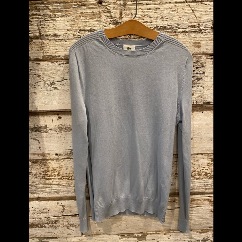 Lacoste light blue sweater